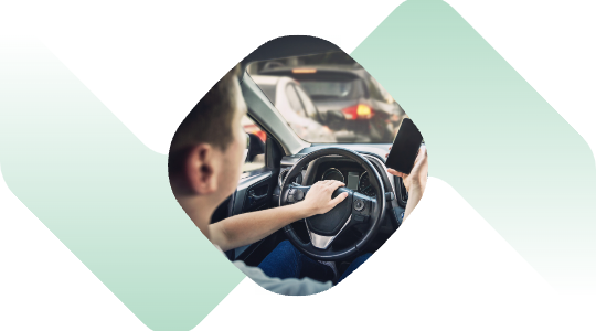Is there a correlation between aggressive driving behaviour and distracted driving?